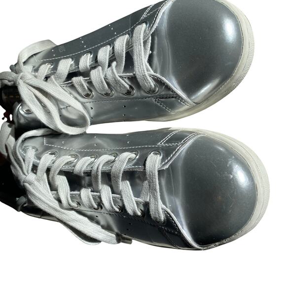 Adidas Stan Smith Metallic Silver Sneaker Shoes Size US M 9.5 / W 10.5-11 main image 8